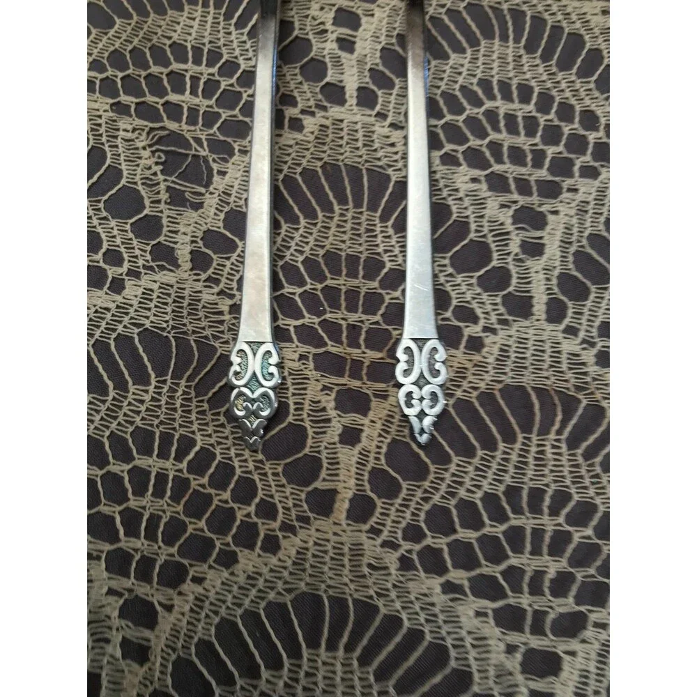 1968 International Silver Triumph Dinner Forks Set of Two Silverplate Vintage